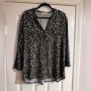 Women’s Patterned Blouse - XXL
